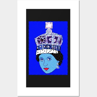 Halftone Queen No. 1 Posters and Art